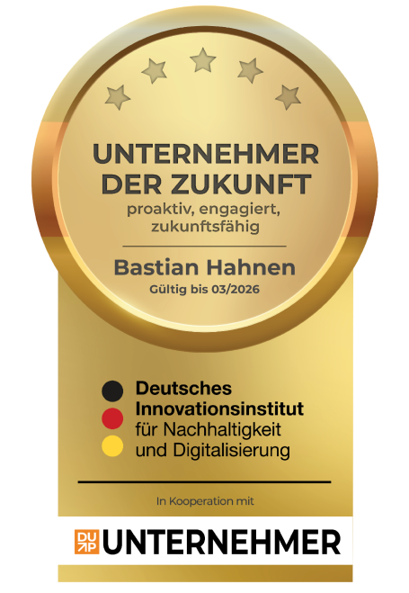 Unternehmer der Zukunft Siegel !